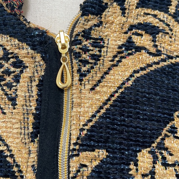Vintage Sugar Street Weavers Jacket, Black/Tan, Medium - Picture 5 of 11